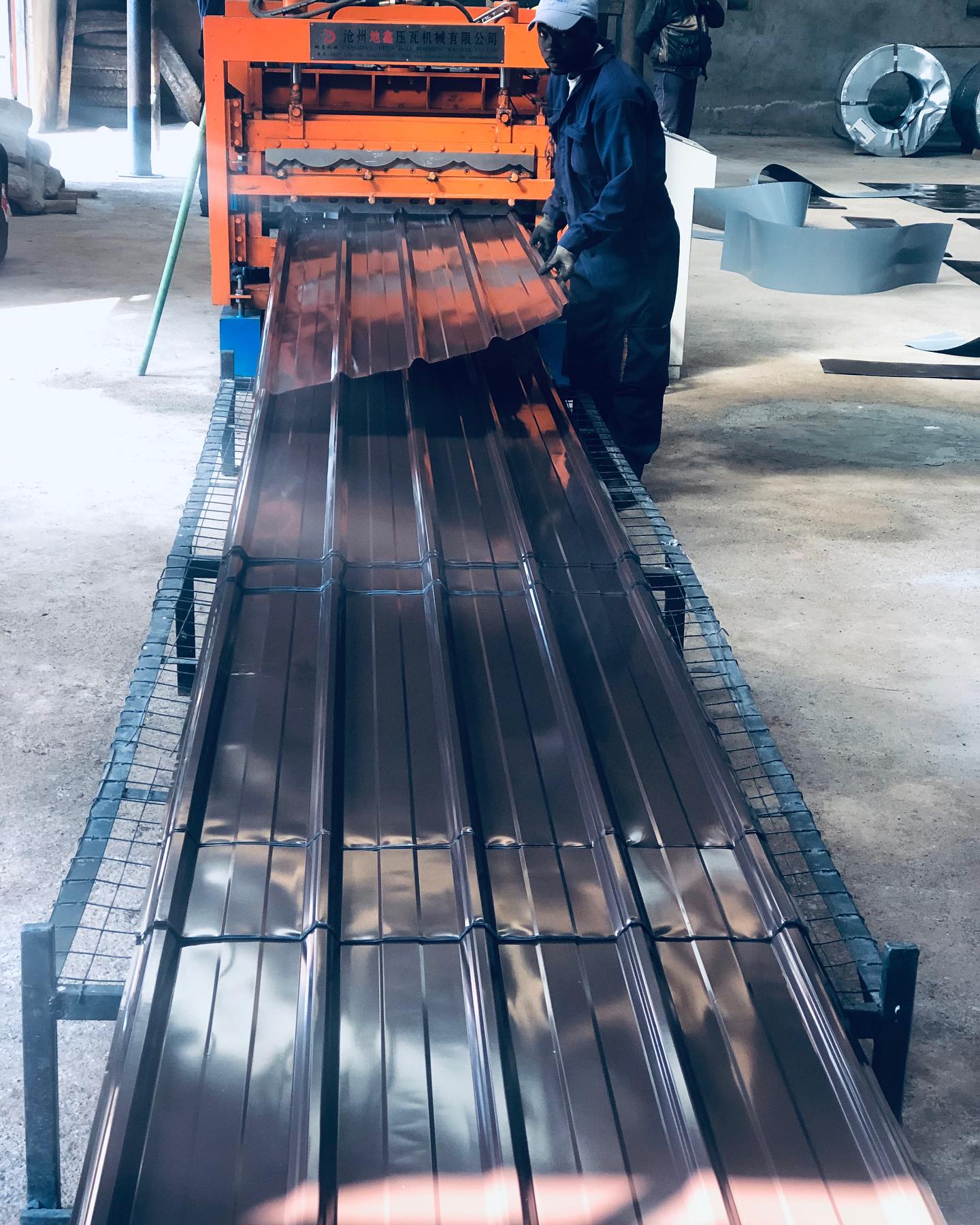 Modern Roofing Sheet Production